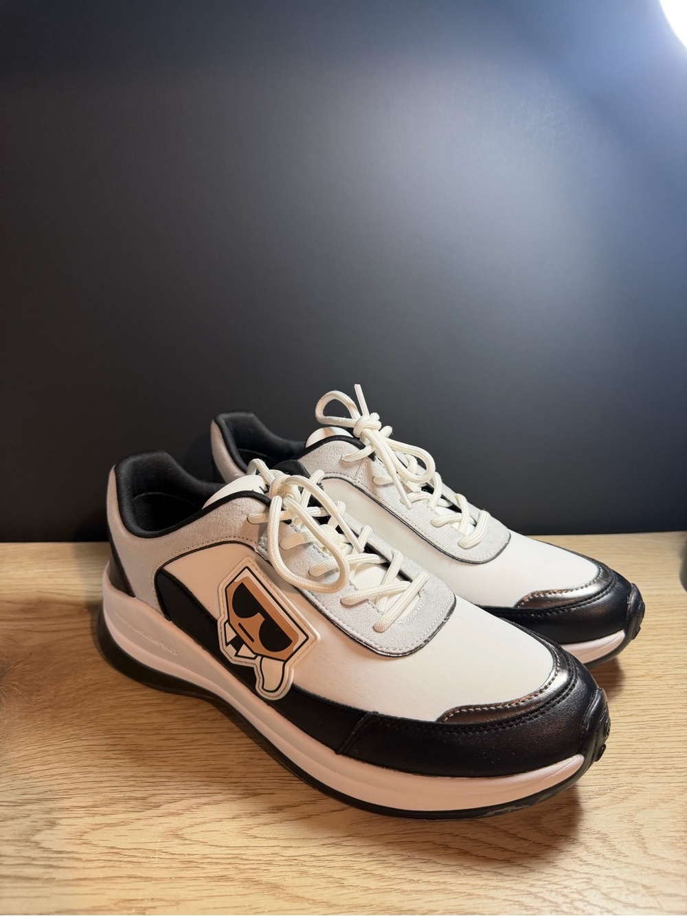 Women’s White and Black Fashion Sneakers - Karl Lagerfeld